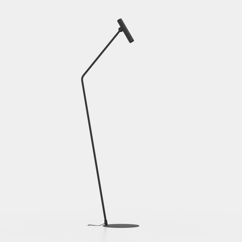 Almudaina Zwart vloerlamp Van Eglo - Dankzij het minimalistische design past de lamp in elk interieur en zorgt hij voor effectief en aangenaam licht.