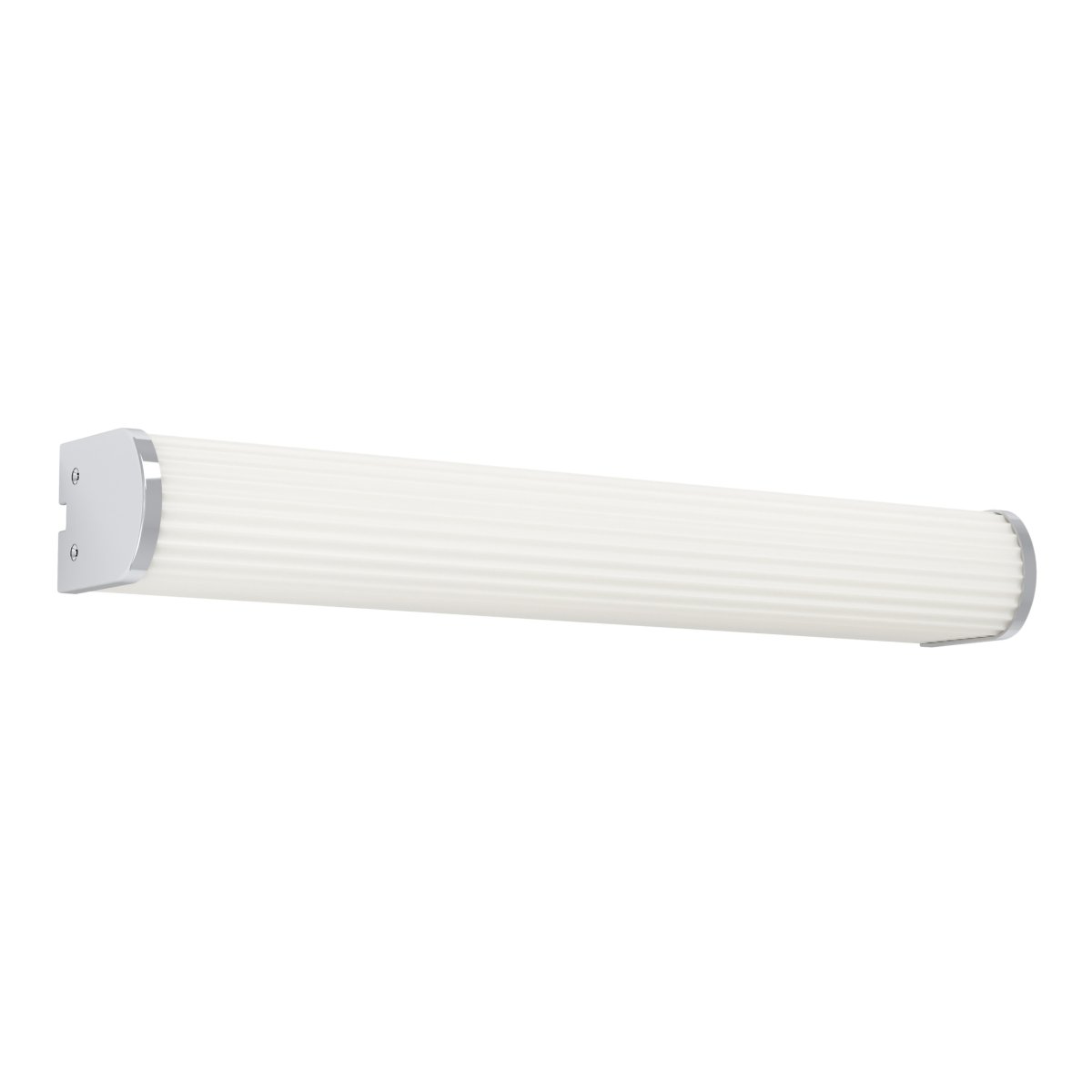 Patrovaro 35cm Wit badkamerlamp Van Eglo - De lamp heeft een geïntegreerde LED met een lichtopbrengst van 1000 lumen en de kleurtemperatuur kan in drie stappen worden aangepast, van wit tot koud wit licht.