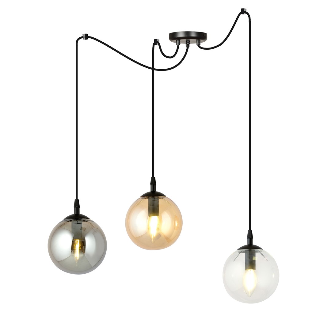 Gigi 42cm Veelkleurig hanglamp Van Emibig Lighting - De minimalistische stijl past bij de laatste trends, maar behoudt toch een tijdloze elegantie.