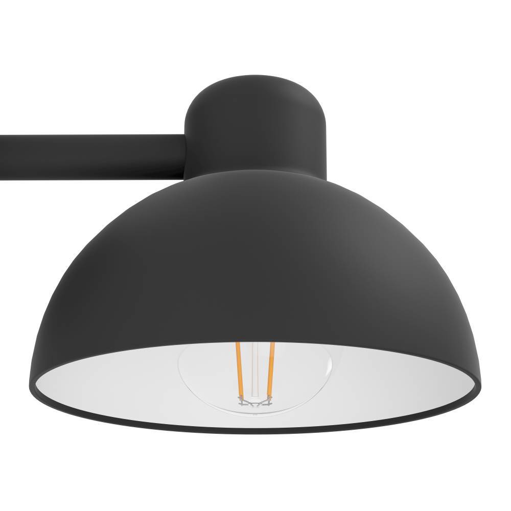 Entrimo Zwart buitenlamp Van Eglo - Deze wandlamp met een matte zwarte afwerking is een moderne toevoeging aan uw huis.