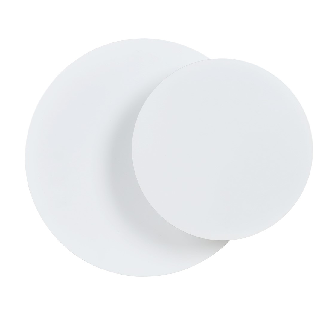 Circle 22cm Wit wandlamp Van Emibig Lighting - Tegelijkertijd vervult het zijn functie perfect en is het ideaal voor plaatsing in de woonkamer, slaapkamer of hal.