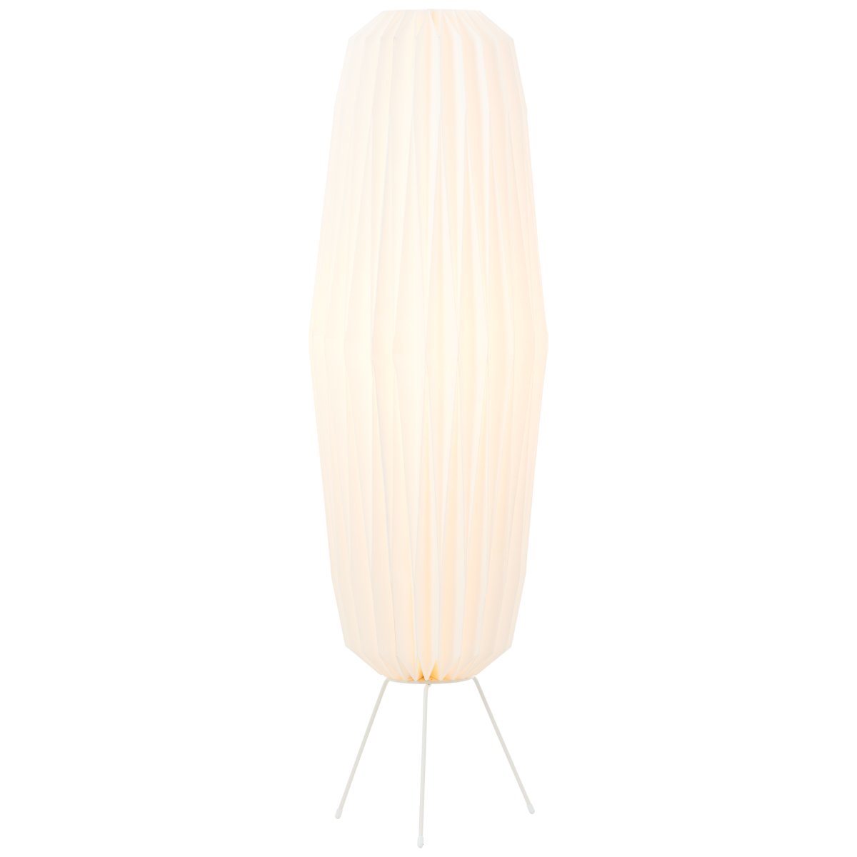 June vloerlamp Van Brilliant - Of de lamp nu boven de eettafel, in de keuken of in de woonkamer hangt, June is een decoratief element dat tegelijkertijd een aangenaam en uitnodigend licht verspreidt.