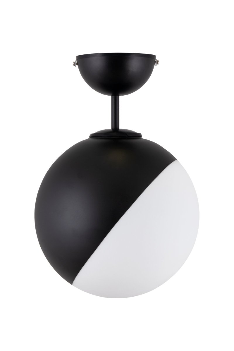 Contur Ø25 Zwart badkamerlamp Van Globen Lighting - De Contur plafondlamp is een grafische lamp die perfect past in een moderne omgeving.
