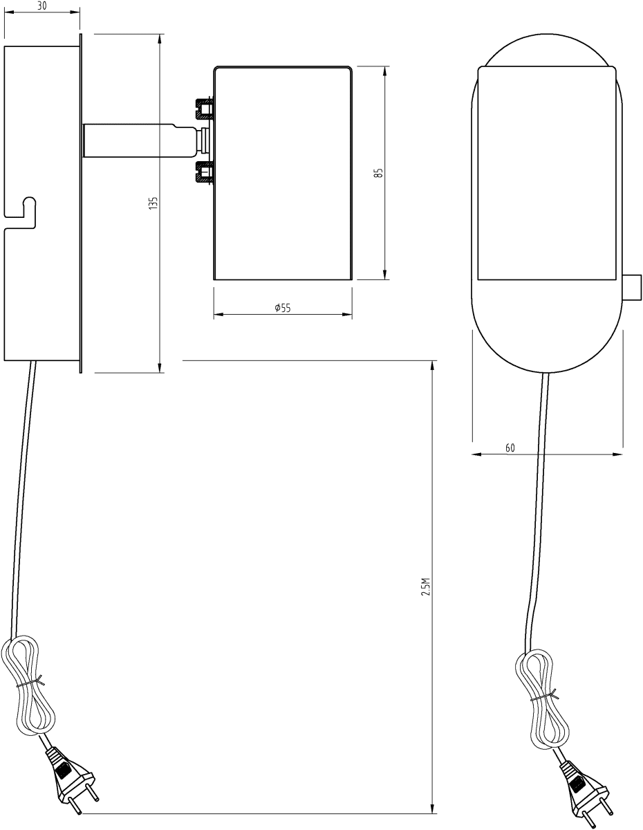 Balder Wit leeslamp Van Aneta Lighting - De Balder wandlamp is eenvoudig te monteren en te gebruiken en biedt zowel stijlvolle als praktische verlichting voor in huis.