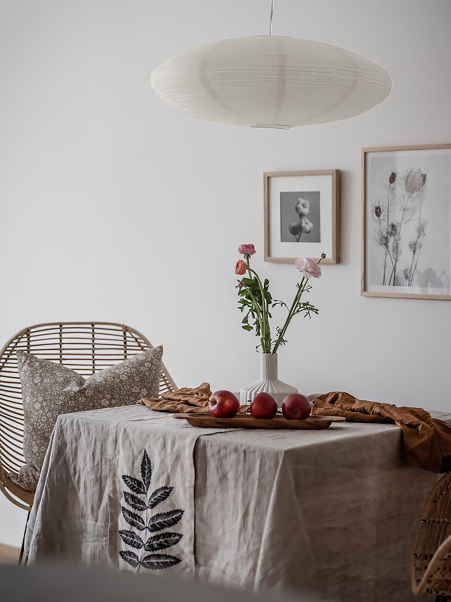 Yuni Lampenkap Excl. Ophangsysteem Ø58 Wit hanglamp Van PR Home - Yuni is een ellipsvormige figuur met een diameter van 58 cm en een hoogte van 23 cm.