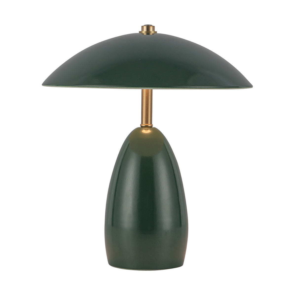 Poppy 27cm Groente Draagbare Van Elstead Lighting - Poppy heeft een ge&iuml;ntegreerde 3W LED met een lichtopbrengst van 112 lumen en is dimbaar in drie standen.