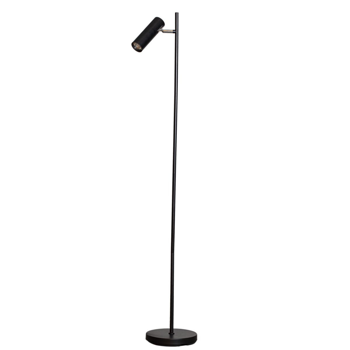  Alpha Zwart vloerlamp Van Cottex - De beweegbare spot maakt het gemakkelijk om het licht te richten waar het nodig is, perfect bijvoorbeeld om te lezen of als gerichte verlichting in de kamer.