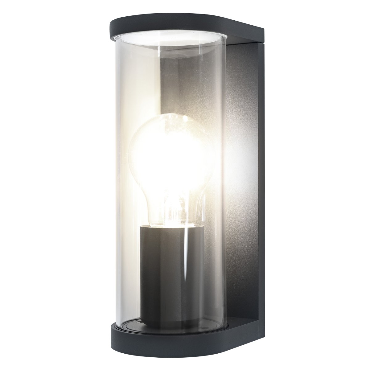 Tubular Donkergrijs buitenlamp Van Osram - Tubular is een elegante en functionele gevellamp die duurzaamheid en stijl combineert.