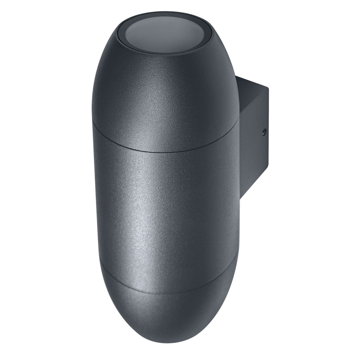 Cannon UpDown Donkergrijs buitenlamp Van Osram - Gemaakt van duurzaam aluminium en voorzien van een IP44-classificatie, is het perfect voor gebruik buitenshuis en is het bestand tegen zowel regen als vocht.