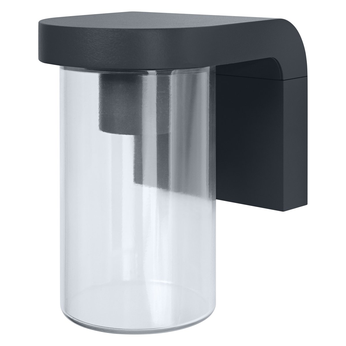 Cascade Donkergrijs buitenlamp Van Osram - Deze lamp is gemaakt van aluminium en glas en geeft prachtig en effici&euml;nt licht.