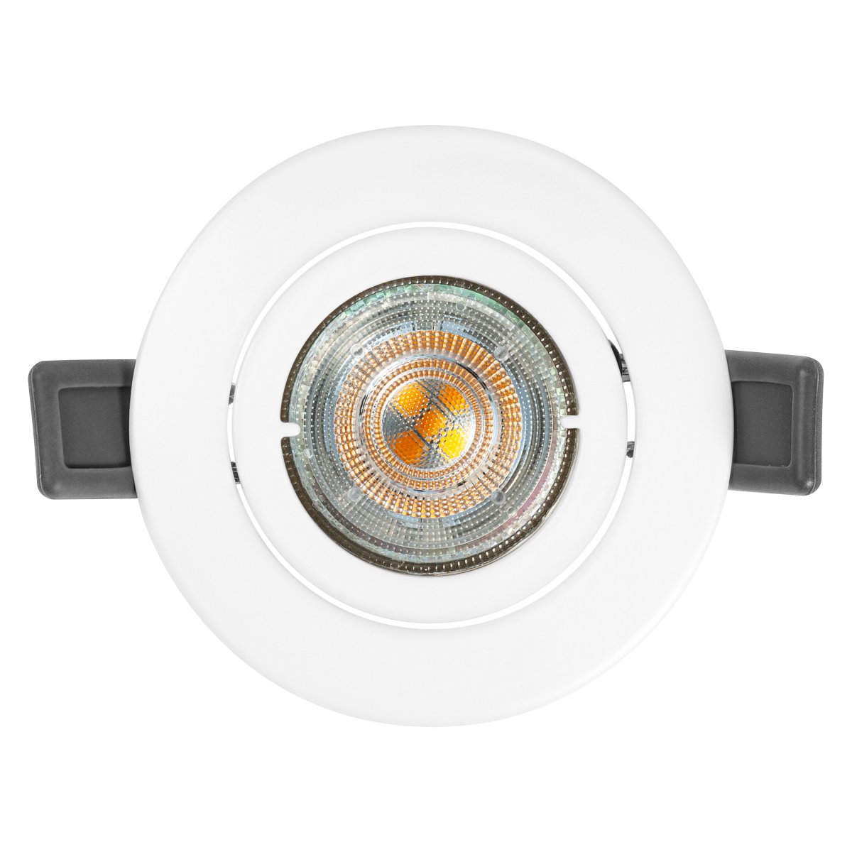 Recess twist Incl. GU10 4W Wit Van Ledvance - Deze wordt met een snoer in het plafond (meegeleverd) aangesloten op de meegeleverde GU10-lamphouder en vervolgens zoals gebruikelijk op het lichtnet aangesloten.