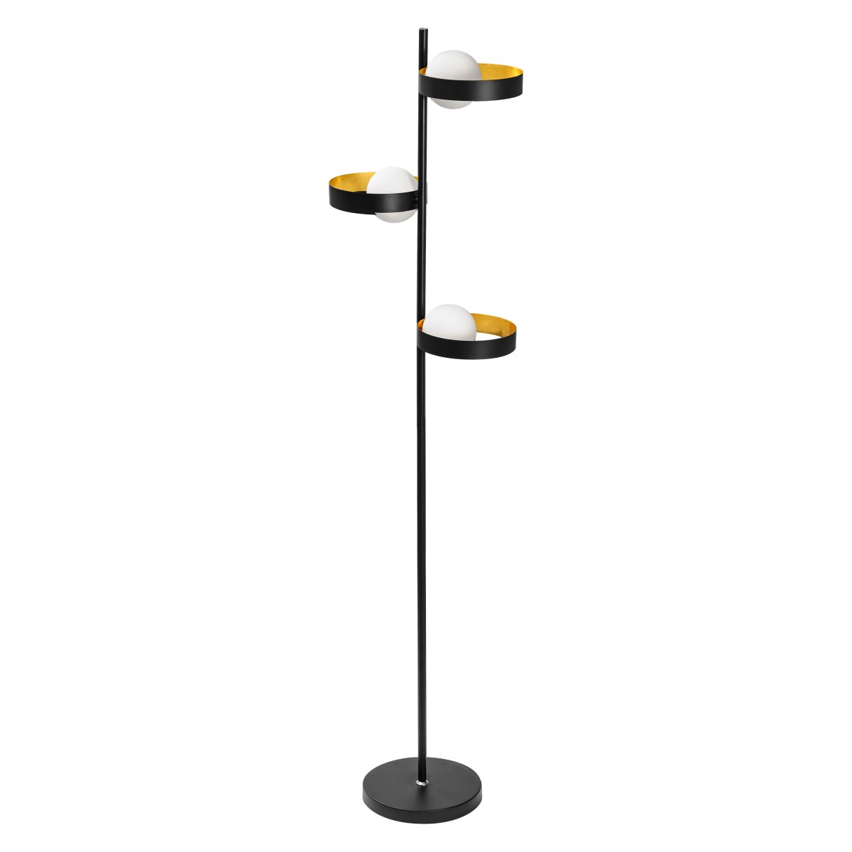 Memphis 3 Zwart vloerlamp Van Ledvance - Het is aan te raden om deze lamp in de woonkamer te plaatsen, waar hij niet alleen voor sfeerverlichting zorgt, maar ook een stijlvol detail in het interieur vormt.