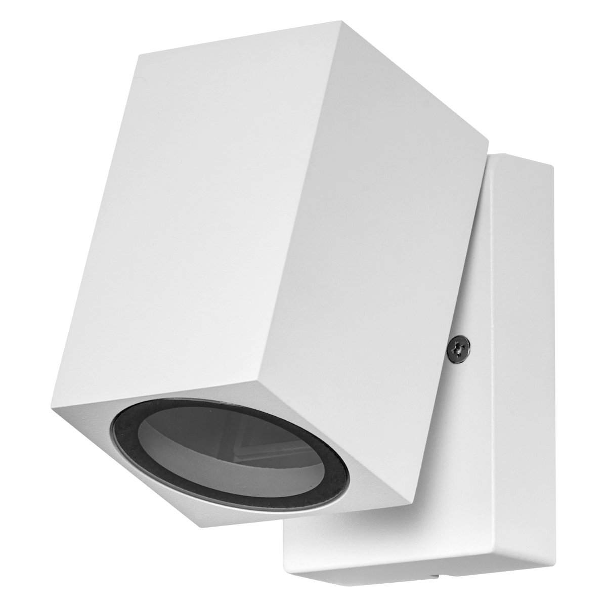 Cube Wit buitenlamp Van Osram - Gemaakt van gegoten aluminium en met een IP44-classificatie is het duurzaam en perfect voor gevels, ingangen en patio's.