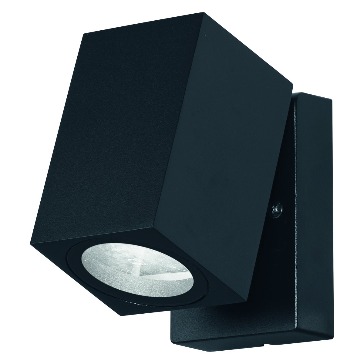 Cube Zwart buitenlamp Van Ledvance - Gemaakt van gegoten aluminium en met een IP44-classificatie is het duurzaam en perfect voor gevels, ingangen en patio's.