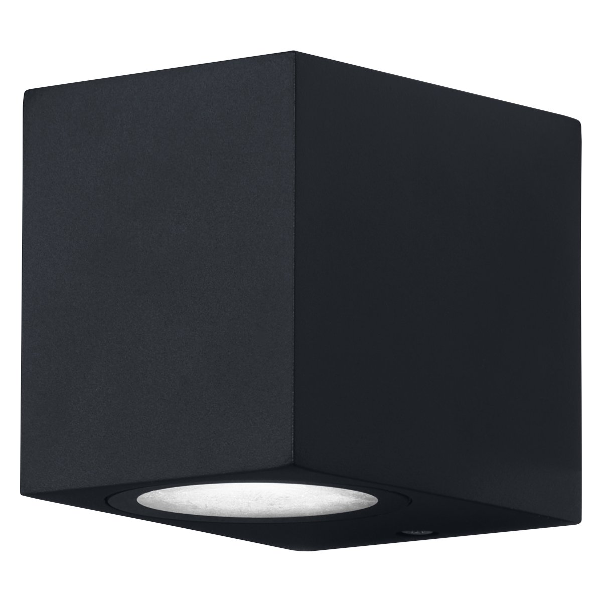 Square Down Zwart buitenlamp Van Ledvance - Gemaakt van gegoten aluminium en met een IP44-classificatie is het weer- en windbestendig.