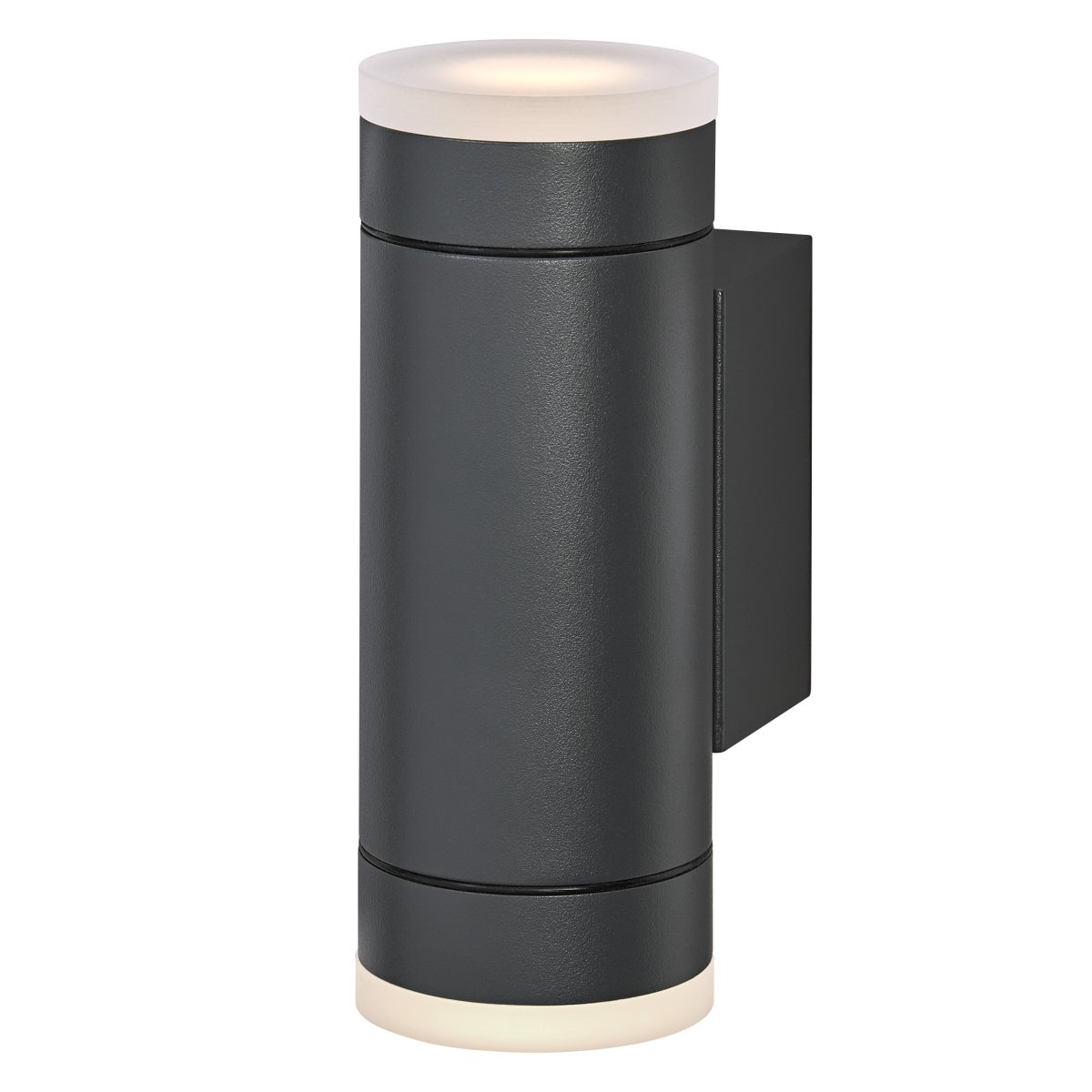 Ive Donkergrijs buitenlamp Van Osram - Gemaakt van gegoten aluminium en voorzien van een polymethylmethacrylaat diffuser, verspreidt het licht op een comfortabele manier en is het bestand tegen zware buitenomstandigheden.