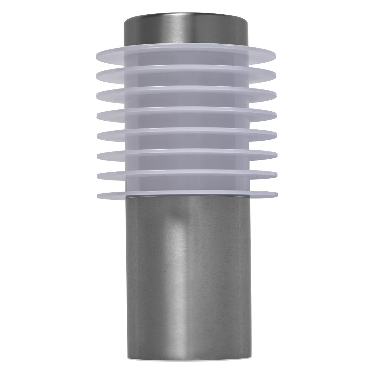 Rondo Staal buitenlamp Van Ledvance - Tillverkad av rostfritt st&aring;l och med IP44-klassning, &auml;r denna lampa b&aring;de h&aring;llbar och v&auml;derbest&auml;ndig.