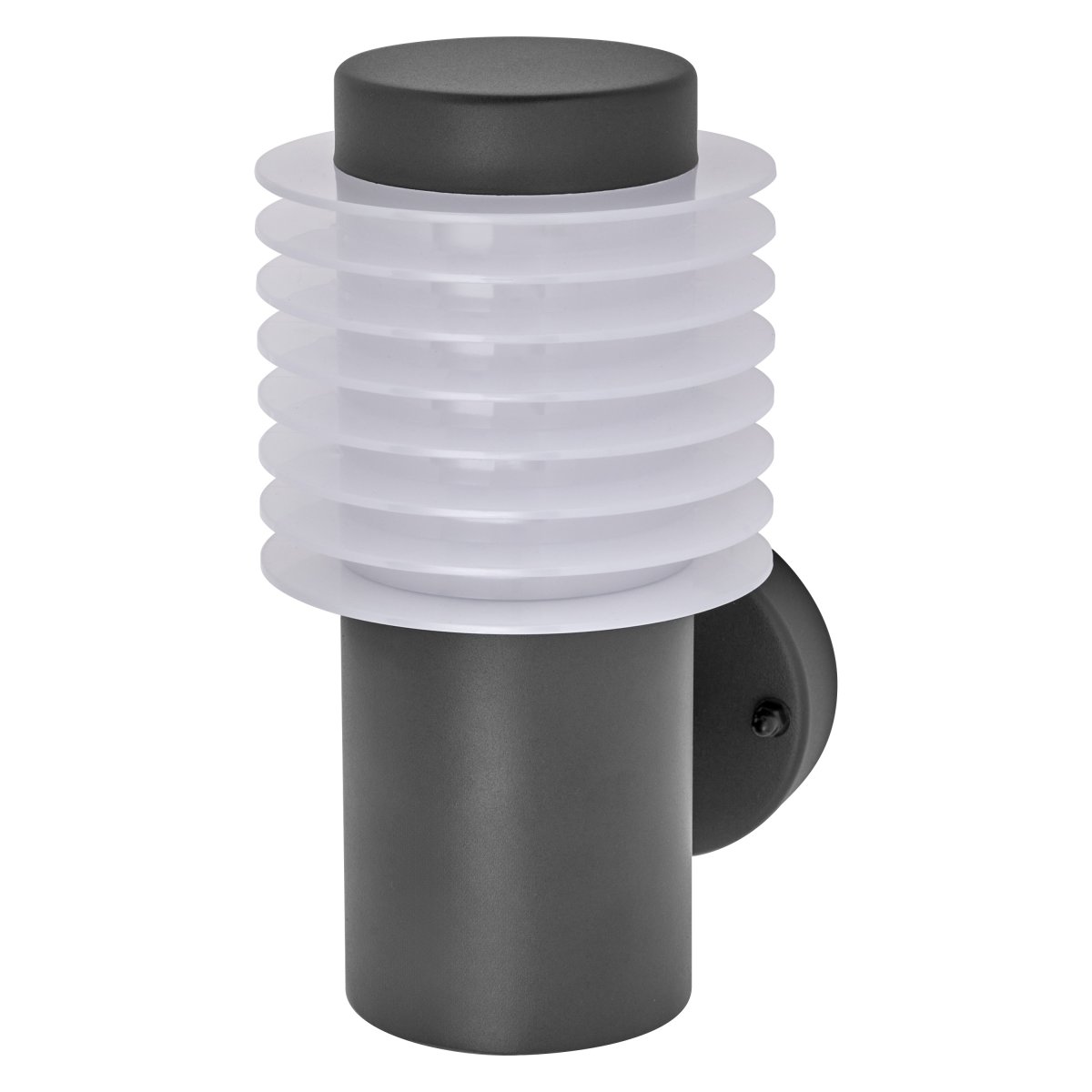 Rondo Donkergrijs buitenlamp Van Ledvance - Tillverkad av rostfritt st&aring;l och med IP44-klassning, &auml;r denna lampa b&aring;de h&aring;llbar och v&auml;derbest&auml;ndig.
