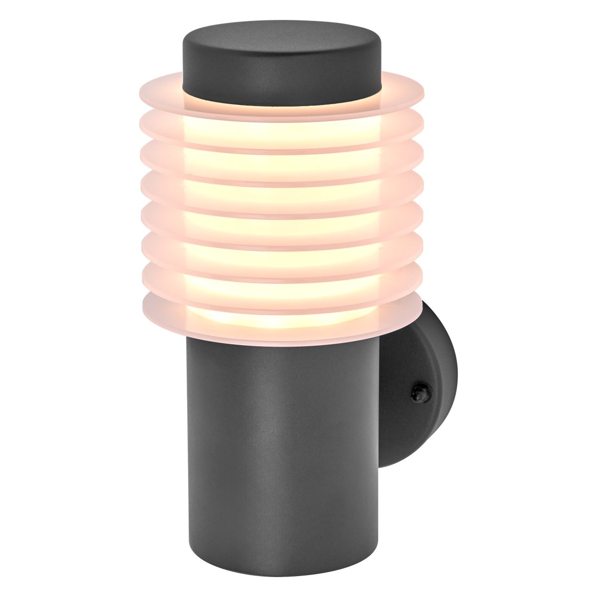 Rondo Donkergrijs buitenlamp Van Ledvance - Tillverkad av rostfritt st&aring;l och med IP44-klassning, &auml;r denna lampa b&aring;de h&aring;llbar och v&auml;derbest&auml;ndig.