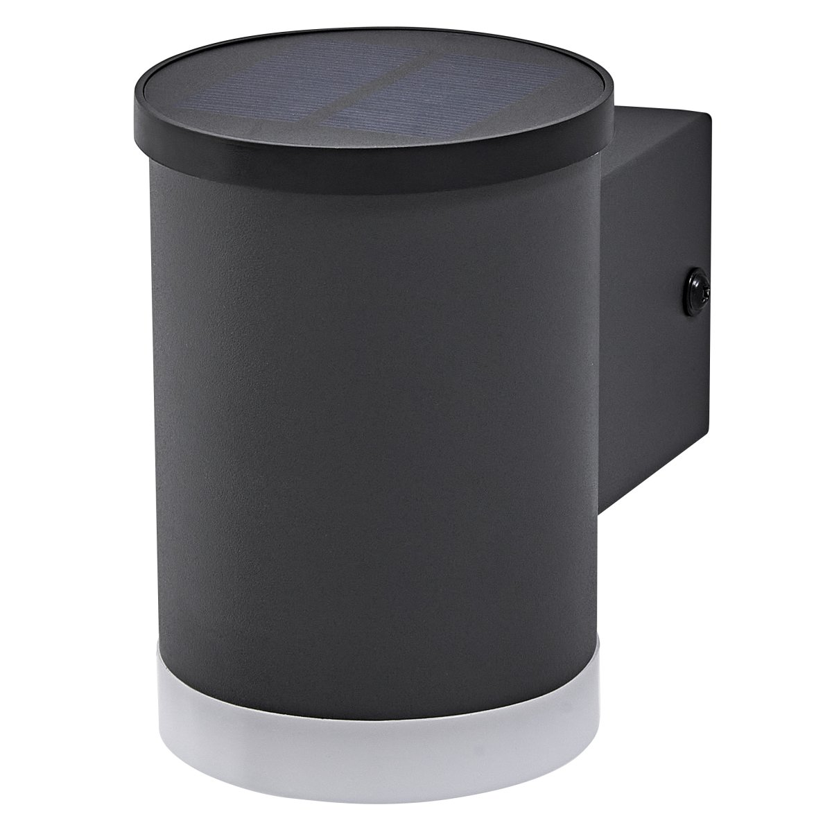 Oxford Donkergrijs solarlamp Van Ledvance - Gemaakt van roestvrij staal en met een IP44-classificatie is het zowel weerbestendig als robuust.