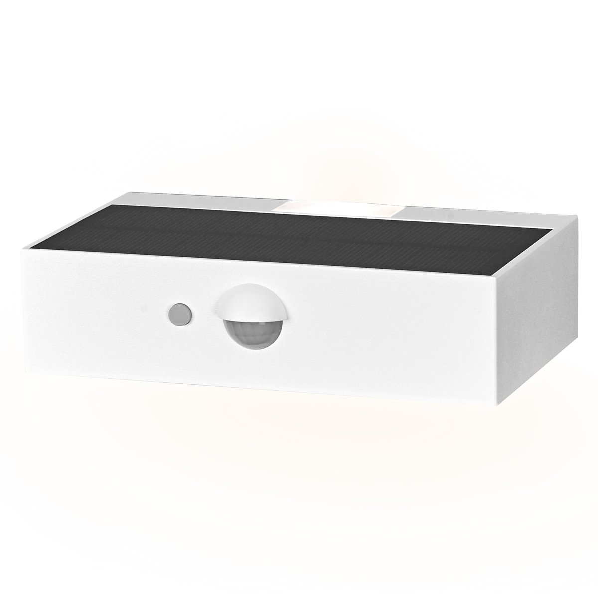 Bricklume Sensor Wit solarlamp Van Ledvance - Dankzij de IP65-classificatie is het apparaat weerbestendig en dus ideaal voor entrees, garages en looppaden.