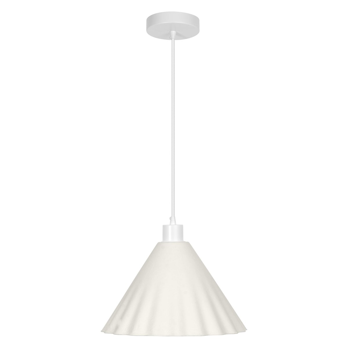 Pulp Ø30 Wit hanglamp Van Ledvance - Pulp is een prachtige hanger van papier-maché.