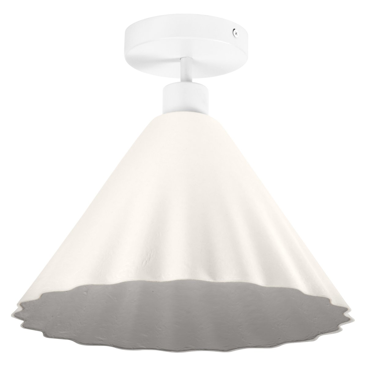 Pulp Ø30 Wit plafondlamp Van Osram - De decoratieve papieren lampenkap zorgt voor een mooie lichtspreiding in de kamer.