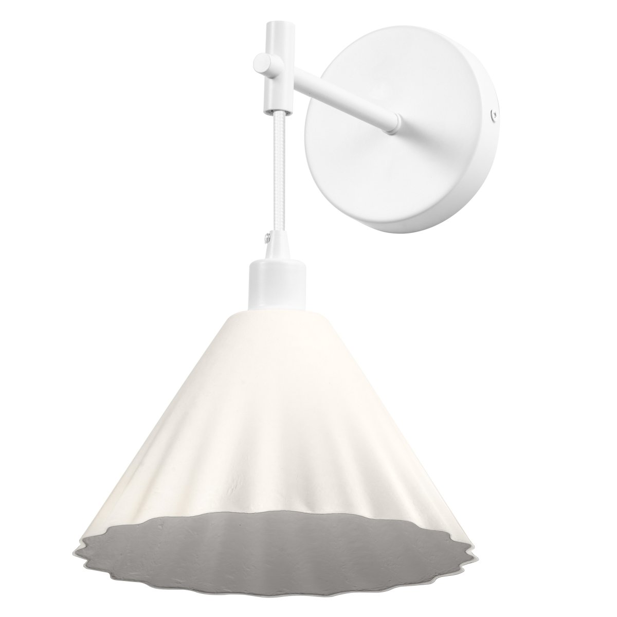 Pulp Ø20 Wit wandlamp Van Osram - Pulp is een prachtige wandlamp gemaakt van papier-mach&eacute;.