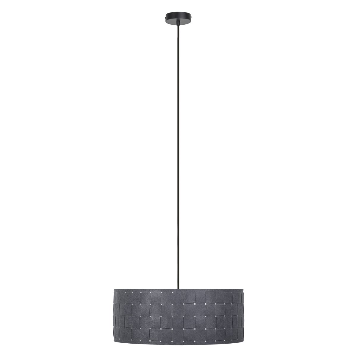 Felt Weaving Ø48 Donkergrijs hanglamp Van Ledvance - Dekorativ pendel med sk&auml;rm gjord av fl&auml;tad filt vilket ger en fin och varm ljusspridning i rummet.