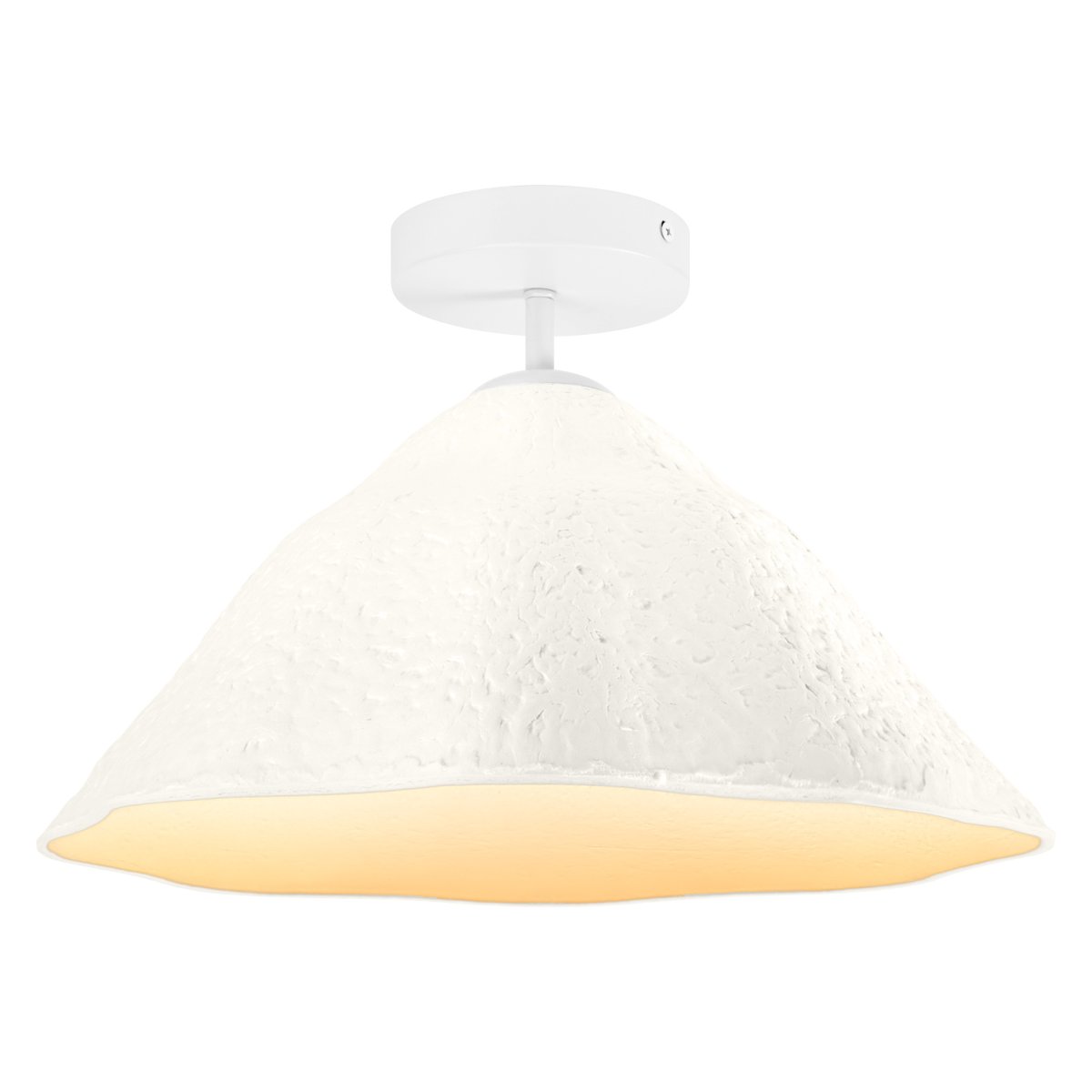 Lotus Leaf Ø40 Wit plafondlamp Van Ledvance - De decoratieve papieren lampenkap zorgt voor een mooie lichtspreiding in de kamer.