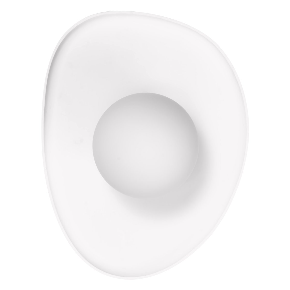 Plaster Nest 26cm Wit wandlamp Van Ledvance - Glaskupan i opal som omfamnar ljusk&auml;llan skapar ett fint och bl&auml;ndfritt ljus i rummet.