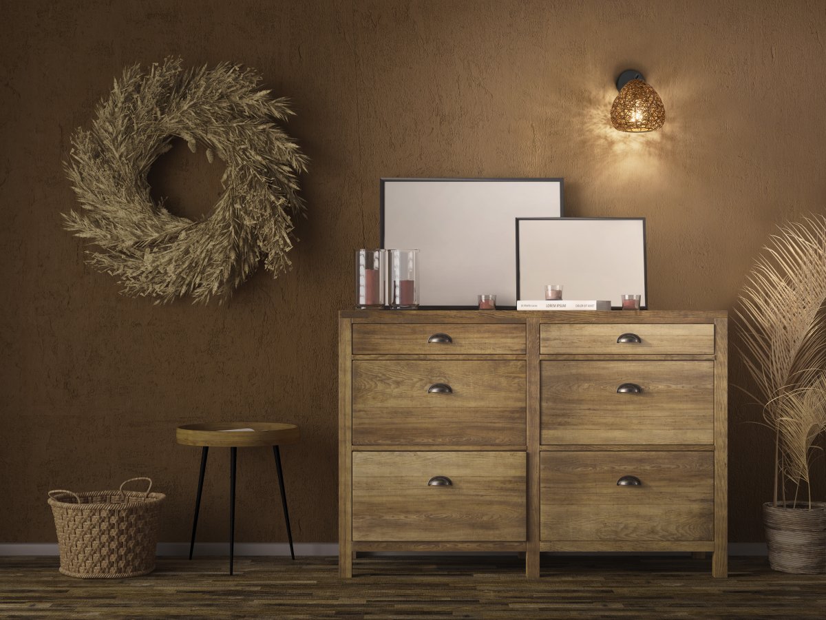 Paper Drop 20cm Natuur wandlamp Van Ledvance - Paper Drop &auml;r en vacker v&auml;gglampa med bohemisk design.