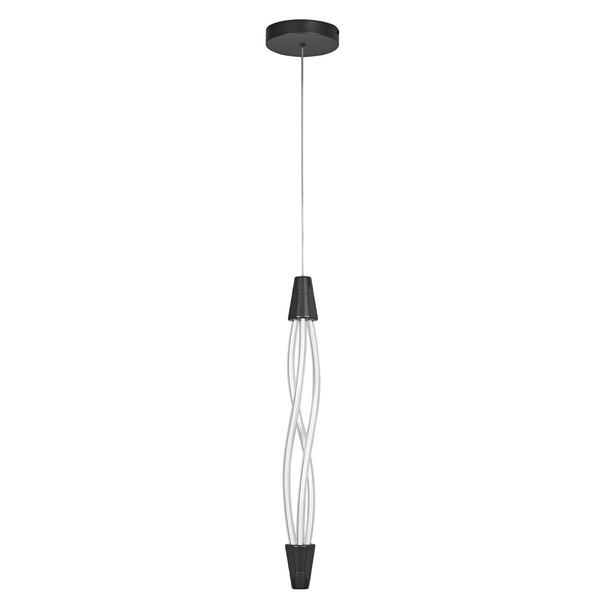 Swirl Ø15 Zwart hanglamp Van Ledvance - Lampan &auml;r 3-stegs dimbar med din vanliga v&auml;ggstr&ouml;mbrytare s&aring; du kan justera ljusstyrkan efter behov.