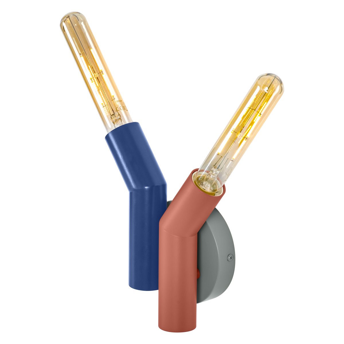 Straw 2 Veelkleurig wandlamp Van Osram - Straw &auml;r en lekfull v&auml;gglampa med h&auml;rliga kul&ouml;rer.