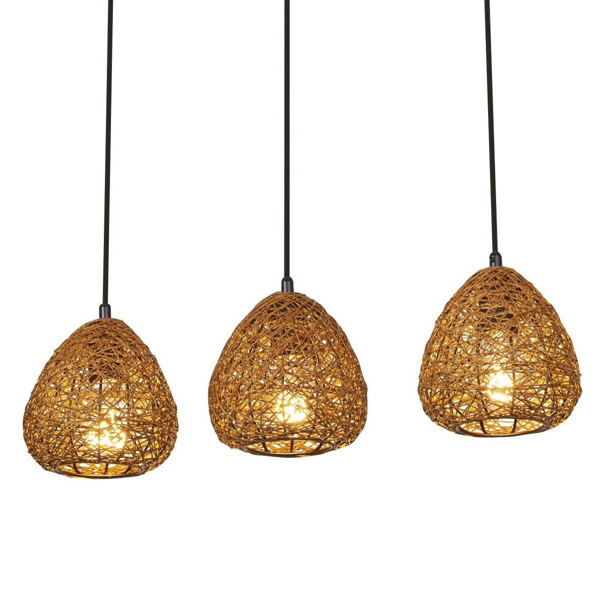 Paper Drop 60cm Natuur hanglamp Van Ledvance - Paper Drop &auml;r en vacker lampa med bohemisk design.