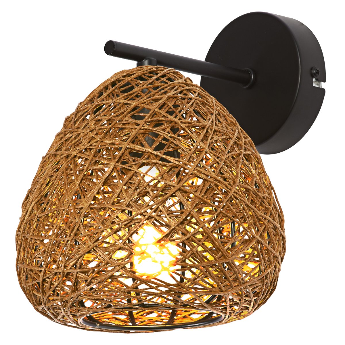 Paper Drop 20cm Natuur wandlamp Van Ledvance - Paper Drop &auml;r en vacker v&auml;gglampa med bohemisk design.