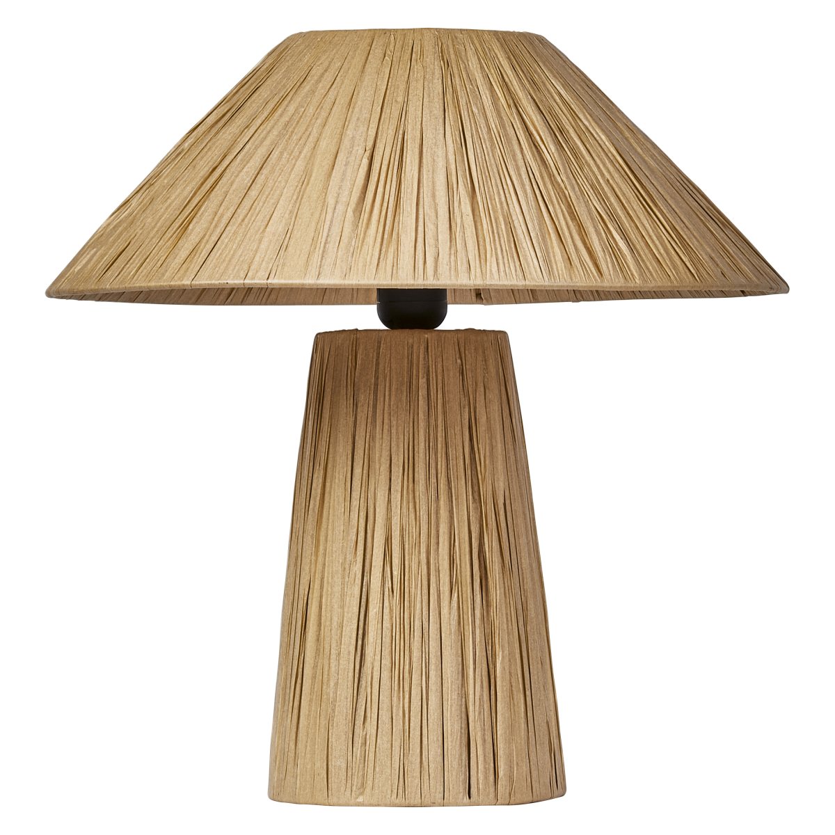 Bamboo Paper Hut 40cm Natuur tafellamp Van Ledvance - Placera f&ouml;rslagsvis i vardagsrummet, p&aring; byr&aring;n i hallen eller i f&ouml;nstret i k&ouml;ket.