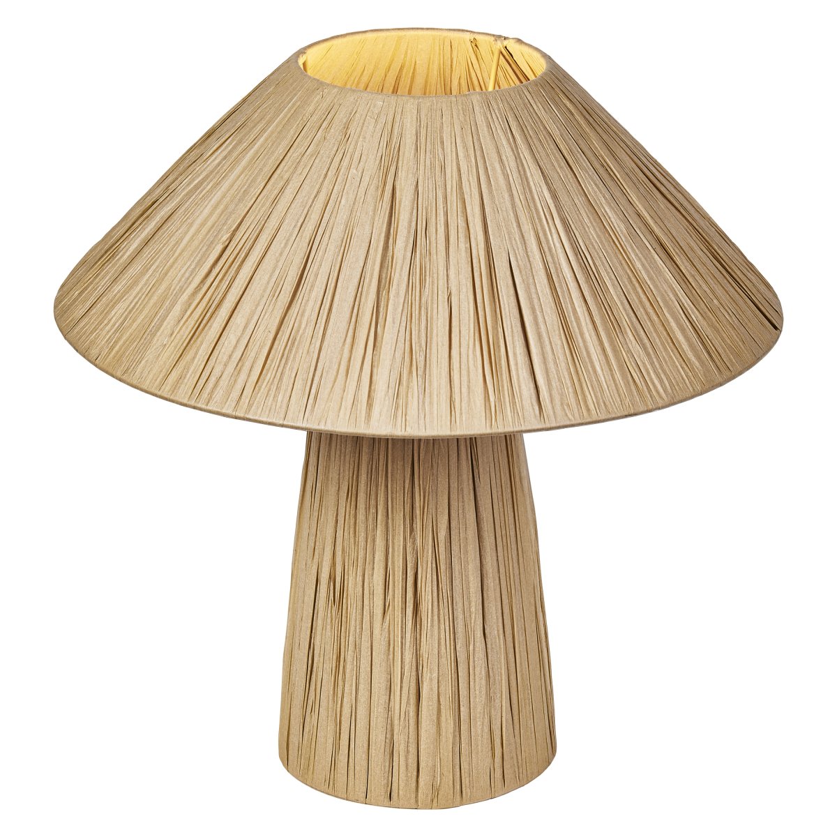 Bamboo Paper Hut 40cm Natuur tafellamp Van Ledvance - Placera f&ouml;rslagsvis i vardagsrummet, p&aring; byr&aring;n i hallen eller i f&ouml;nstret i k&ouml;ket.
