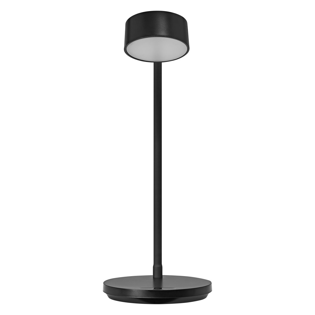Office Cylinder 30cm Zwart bureaulamp Van Osram - B&aring;da ljusstyrkan och f&auml;rgtemperaturen g&aring;r att justera i tre steg med touchbrytaren p&aring; lampfoten.