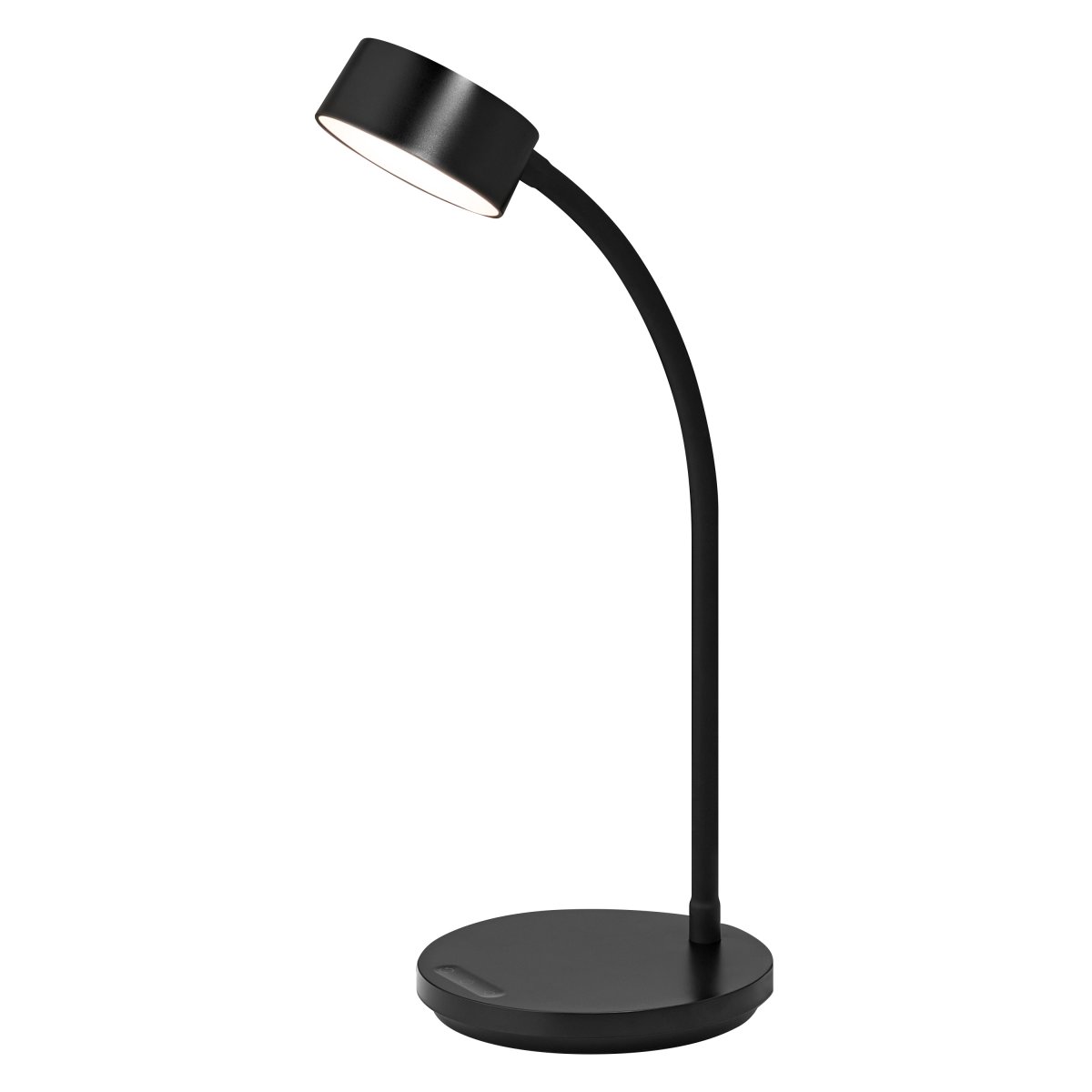 Office Cylinder 30cm Zwart bureaulamp Van Osram - B&aring;da ljusstyrkan och f&auml;rgtemperaturen g&aring;r att justera i tre steg med touchbrytaren p&aring; lampfoten.