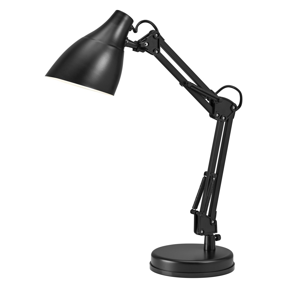 Office Pear 40cm Zwart bureaulamp Van Ledvance - Armen med tv&aring; leder g&aring;r att vinkla och justera i h&ouml;jd och sidled vilket g&ouml;r det till en flexibel lampa, ut&ouml;ver det har den en vridbar sk&auml;rm f&ouml;r individuell inst&auml;llning av ljuset.