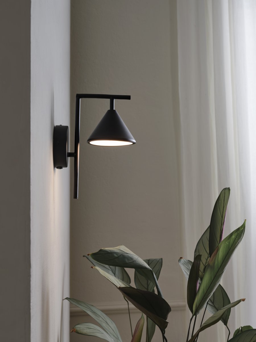 Fuji Ø12 Zwart wandlamp Van Ledvance - 