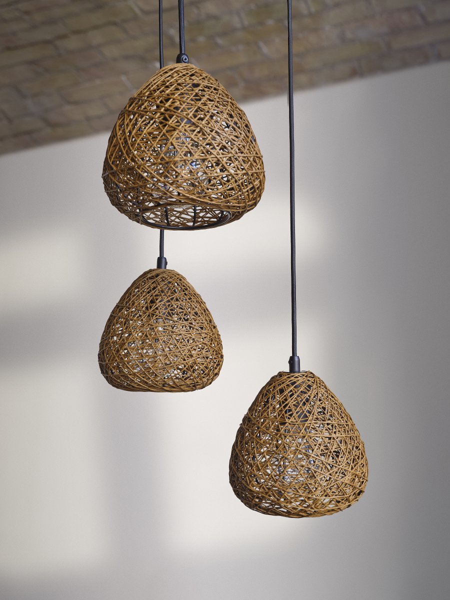 Paper Drop Ø37 Natuur hanglamp Van Osram - Paper Drop &auml;r en vacker pendel med bohemisk design.