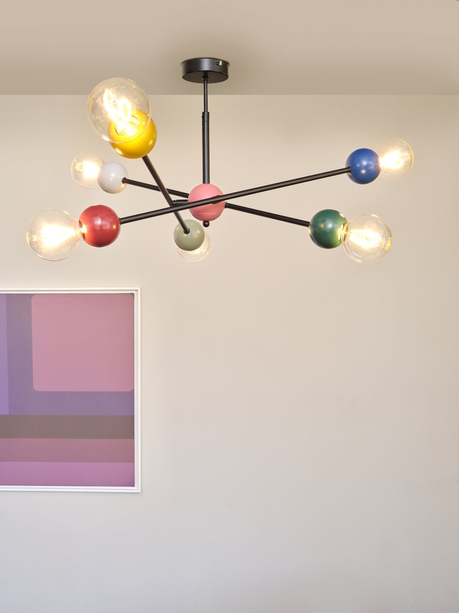 Bubble 70cm Veelkleurig plafondlamp Van Ledvance - Het is aan te raden om het in de slaapkamer of woonkamer te plaatsen.