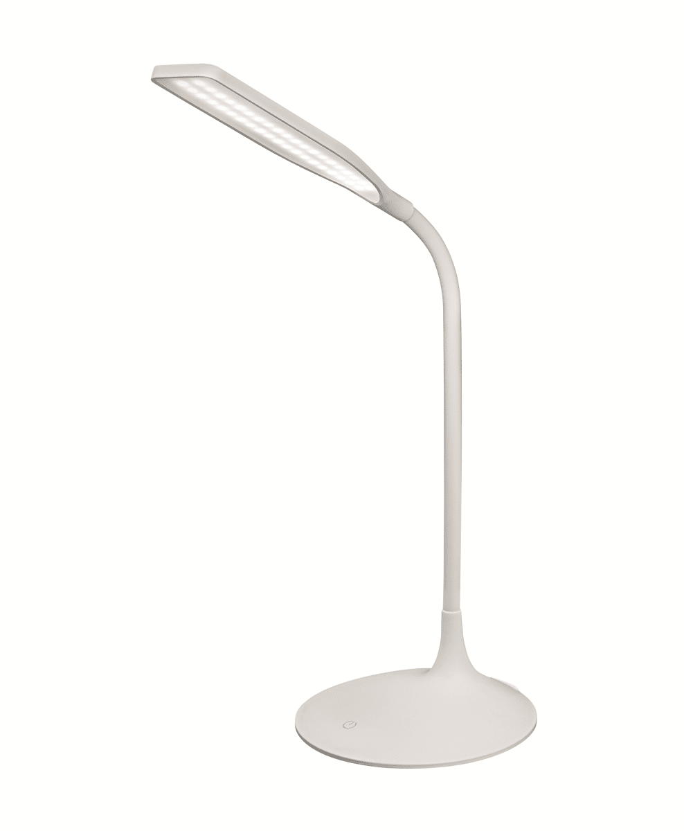 Panan Disc 37cm Wit Draagbare Van Ledvance - Ut&ouml;ver det &auml;r lampan dimbar med touchsensorn p&aring; lampfoten vilket g&ouml;r Panan m&aring;ngsidig.