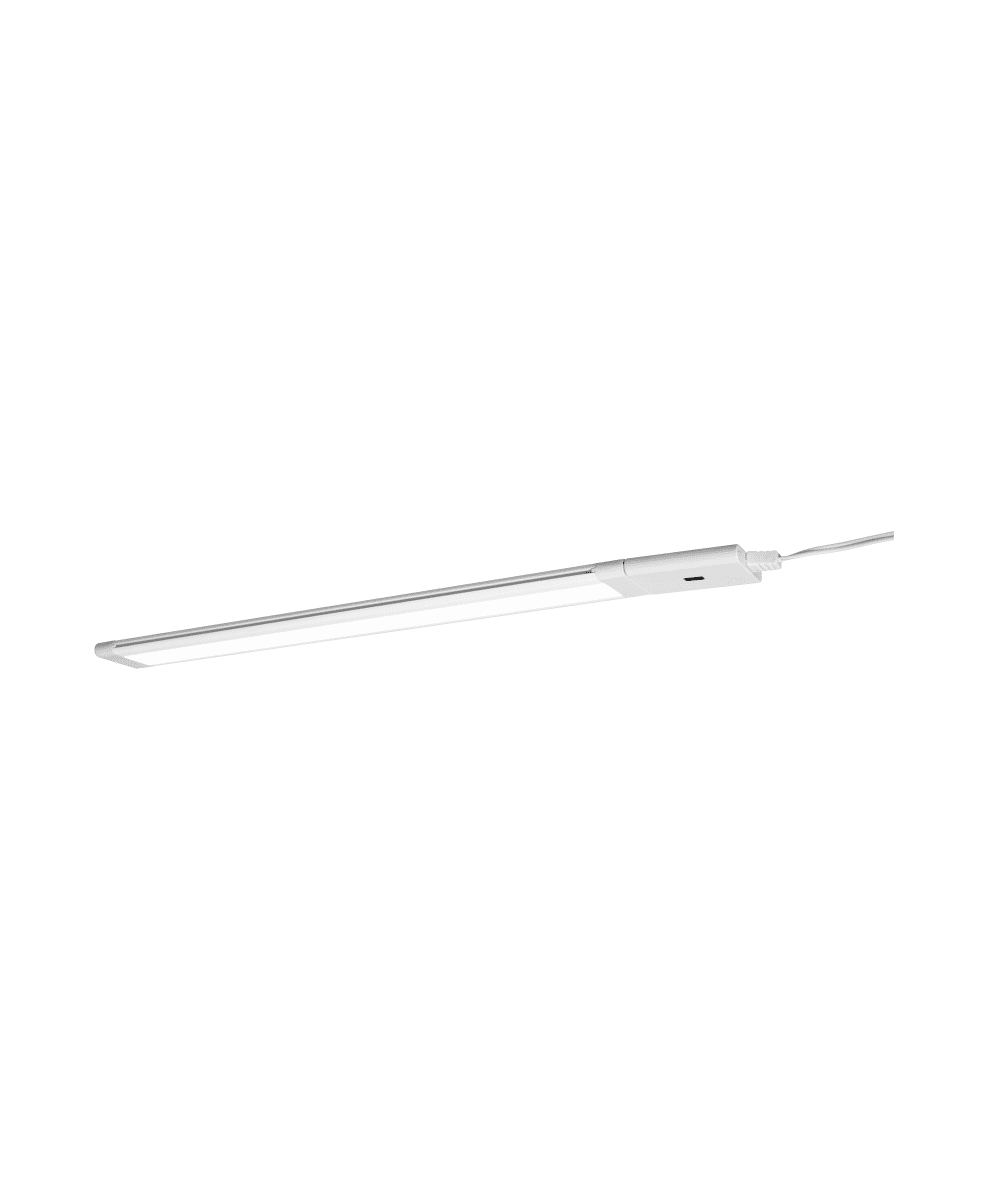Slim Sensor 55cm 2-Pack Wit Van Osram - De lamp is eenvoudig te bevestigen met dubbelzijdig plakband of schroeven en wordt met een standaard stekker in een stopcontact gestoken.