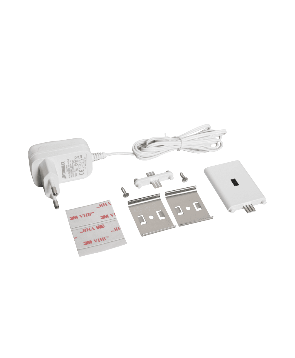 Slim Sensor 55cm 2-Pack Wit Van Osram - De lamp is eenvoudig te bevestigen met dubbelzijdig plakband of schroeven en wordt met een standaard stekker in een stopcontact gestoken.