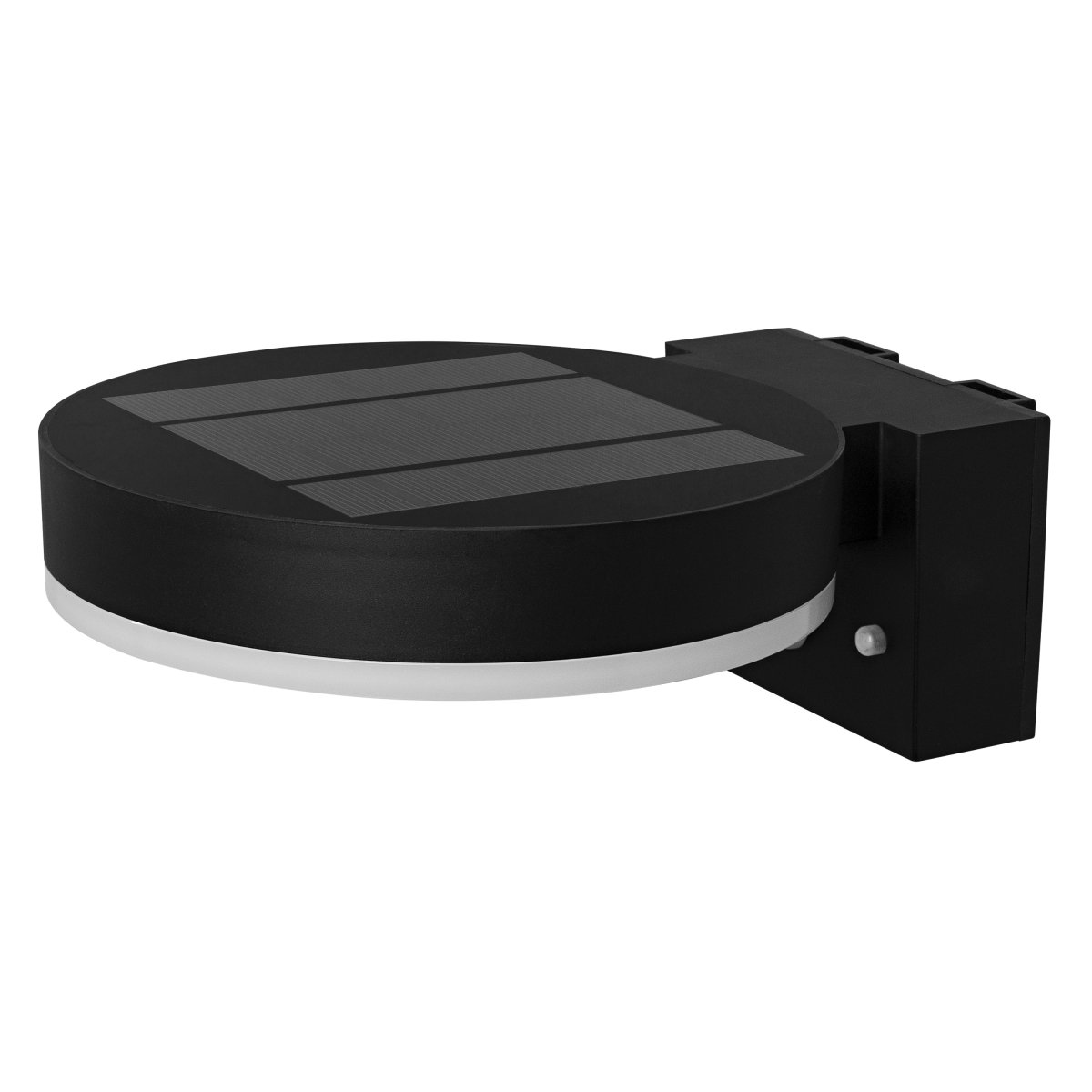Single Circle Sensor Zwart solarlamp Van Ledvance - De ingebouwde PIR-bewegingssensor en daglichtsensor zorgen ervoor dat de lamp automatisch aangaat als er beweging is in het donker.