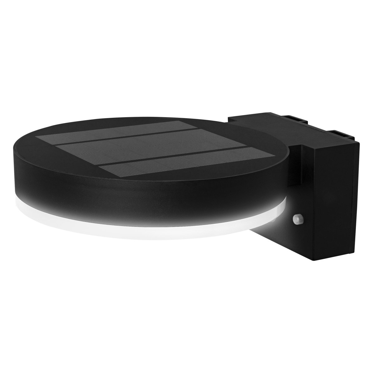 Single Circle Sensor Zwart solarlamp Van Ledvance - De ingebouwde PIR-bewegingssensor en daglichtsensor zorgen ervoor dat de lamp automatisch aangaat als er beweging is in het donker.