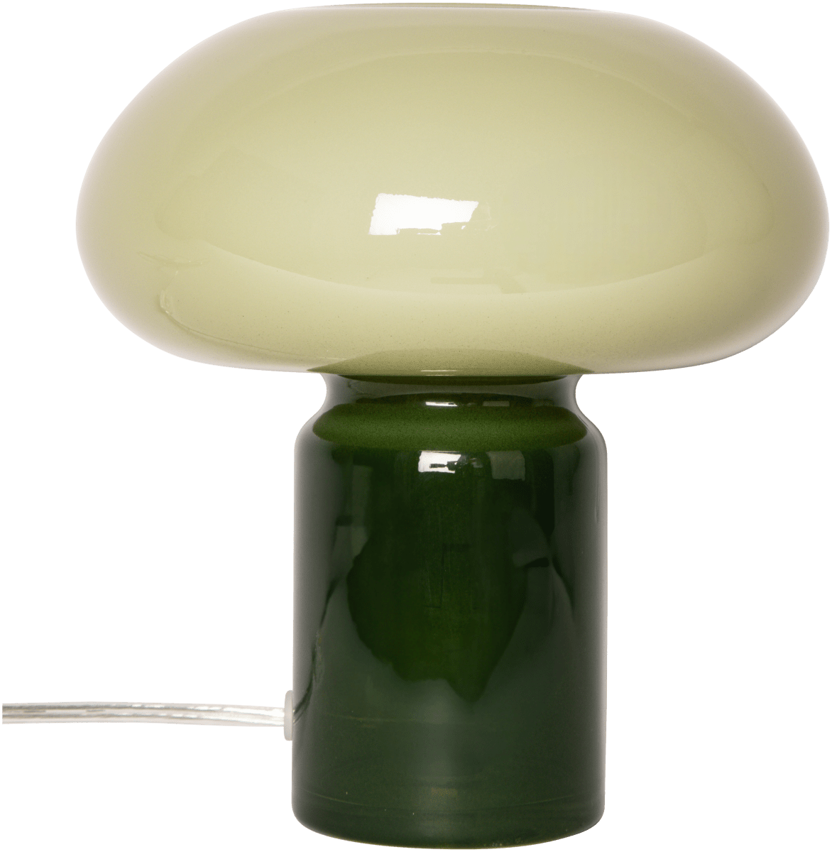 Glas 23cm Groente tafellamp Van Eja - Het zachte licht zorgt voor een aangename sfeer in de kamer en maakt de lamp een perfecte blikvanger op een bijzettafel, vensterbank of nachtkastje.